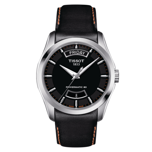 Tissot Couturier Powermatic 80 39 Stainless Steel / Black / Strap